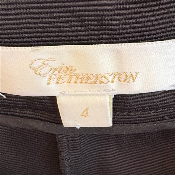 Erin Fetherston Black Slim Fit Elegant Pants - Picture 2 of 7